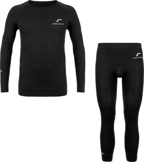 Reusch Underwear Set Junior WARM 5240429 7700 black front